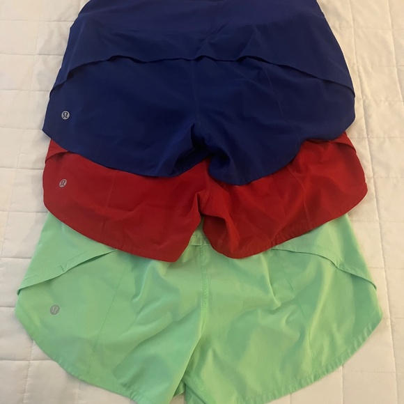 Lululemon 3 pack running shorts - Picture 2 of 3